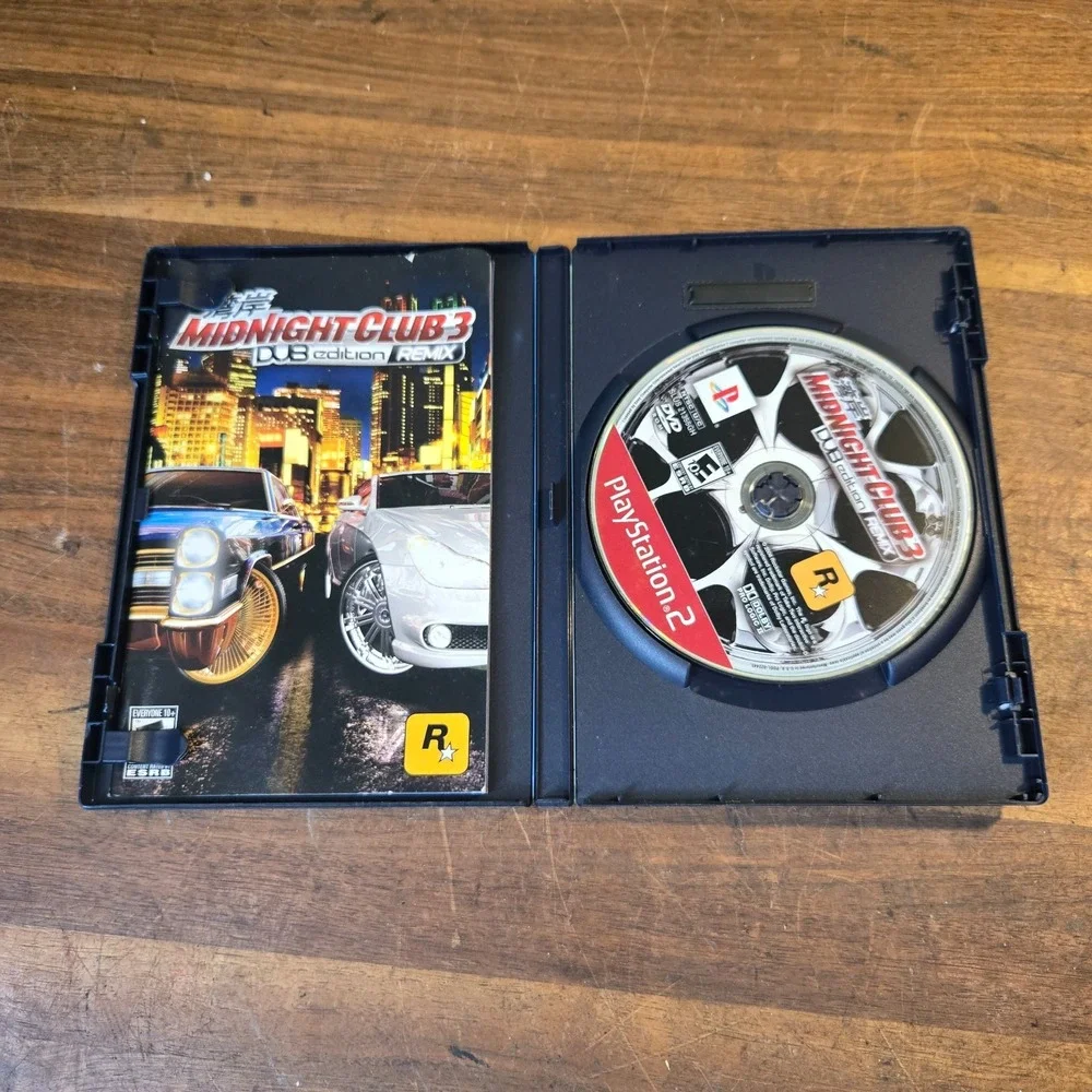 Midnight Club 3 Dub Edition Remix (Playstation 2, 2006) w/ manual